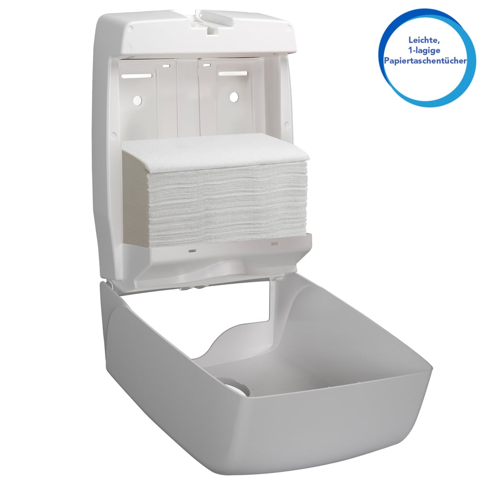 Scott® Control™ Сложенные полотенца для рук, код 6689, 15 упаковок x 304 белых одноразовых полотенец (итого 4 560 шт.) - 6689