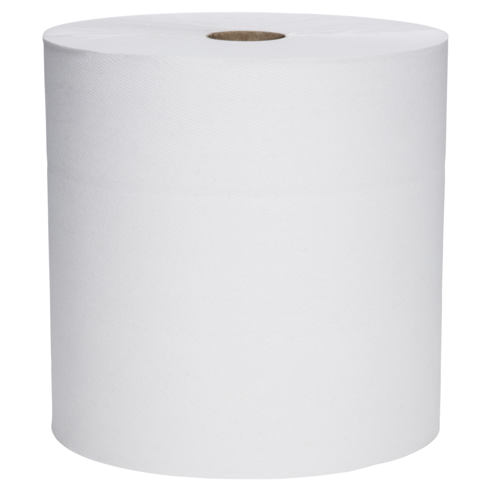 Scott® Hard Roll Paper Towels (86220), White 1-Ply, 6 Rolls / Case,  305m / Roll (1,830m) - S052387787