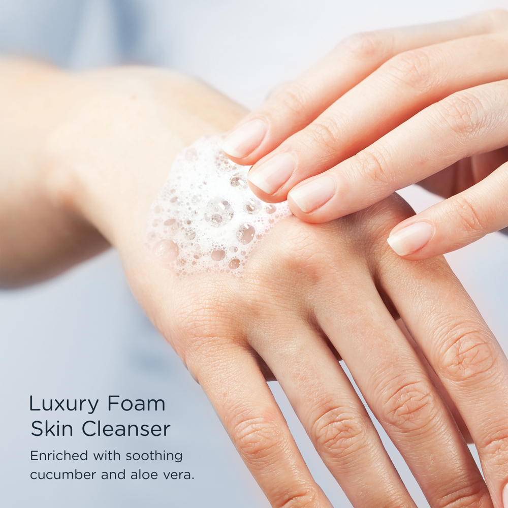 Kleenex® Botanics Luxury Foam Skin Cleanser (52788), Clear, Fresh Scent, 1.2 L, 4 Bottles/Case - 52788