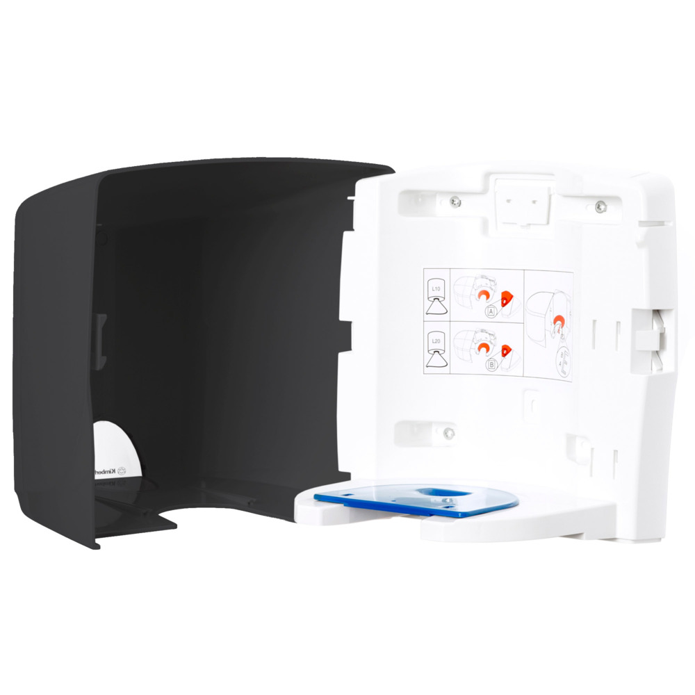 Aquarius™ Roll Control™ Wiper Dispenser 7181 - Centrefeed Roll Dispenser - 1 x Grey, Wall Mounted Centrefeed Dispenser - 7181