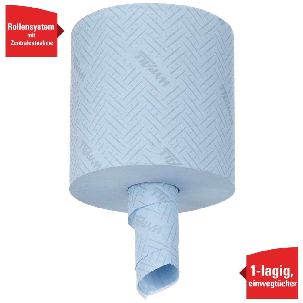 Paños de celulosa para entornos comerciales y de servicio WypAll® L10 General Clean™ 7407 - Rollo de dispensación central para dispensadores Reach PLUS™ y Roll Control™ - 6 rollos de paños x 500 paños de celulosa (3000 en total) - 7407