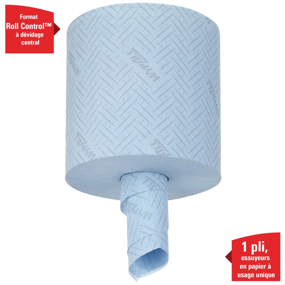 Paños de celulosa para entornos comerciales y de servicio WypAll® L10 General Clean™ 7407 - Rollo de dispensación central para dispensadores Reach PLUS™ y Roll Control™ - 6 rollos de paños x 500 paños de celulosa (3000 en total) - 7407