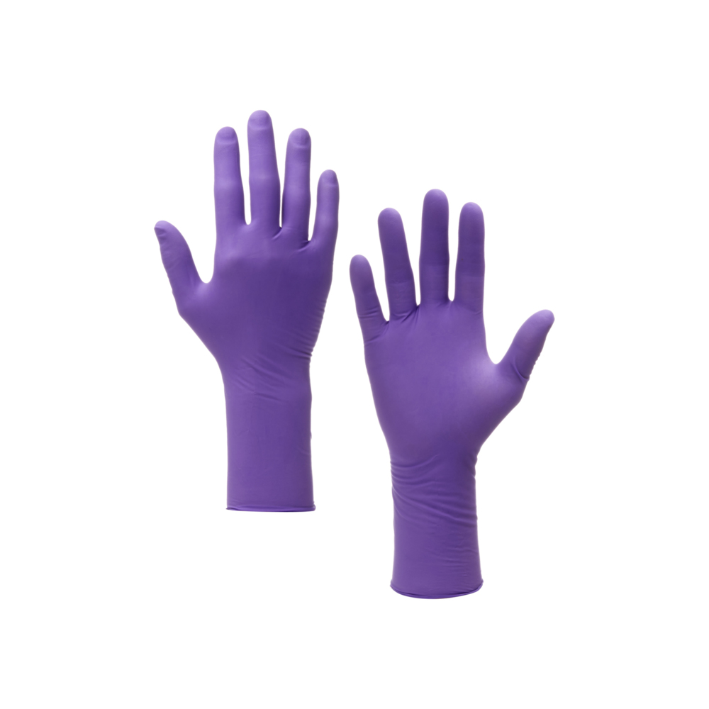 Kimtech™ Purple Nitrile™ Xtra™  Ambidextrous Gloves 97613 - Purple,  L,  10x50 (500 gloves) - 97613