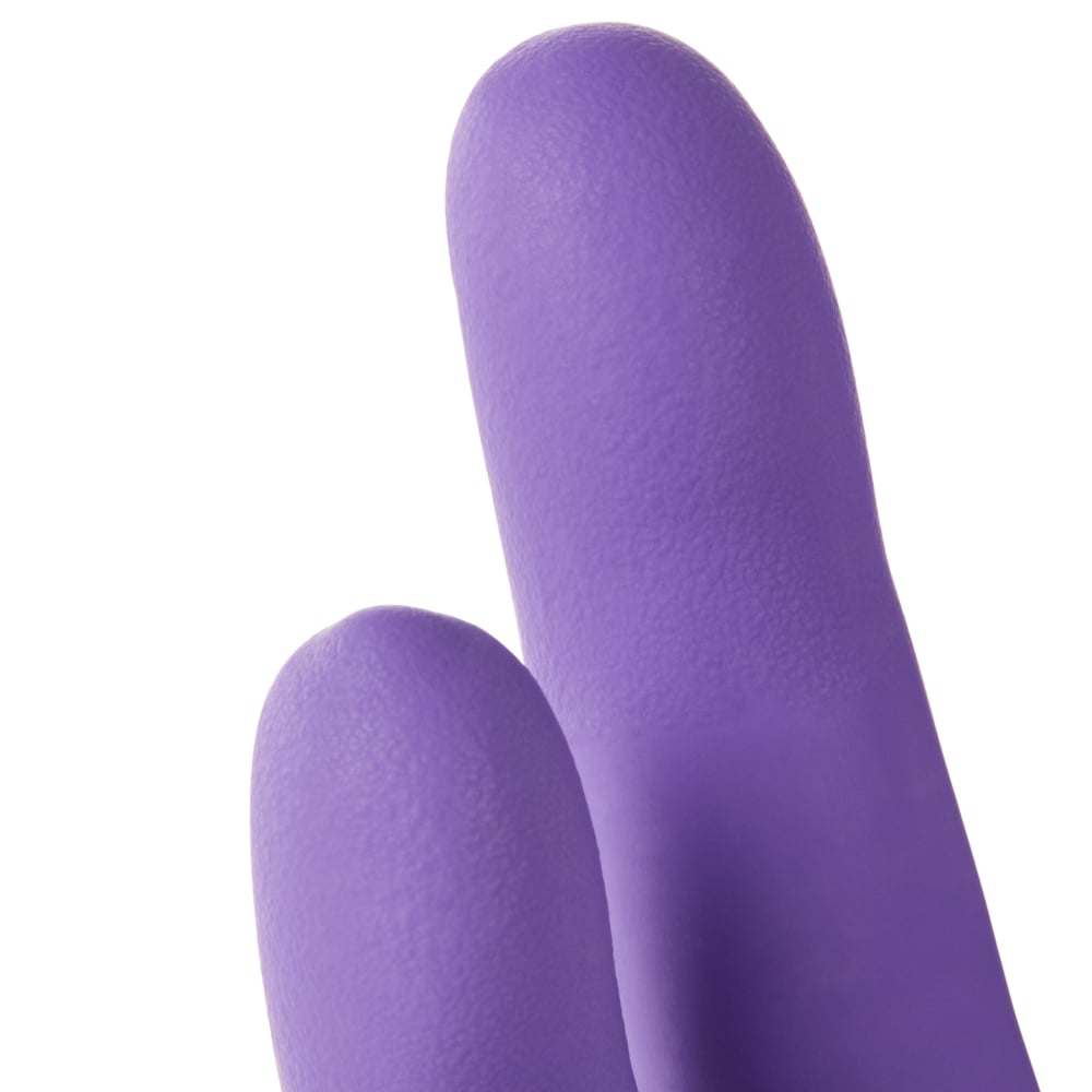 Gants ambidextres Kimtech™ Purple Nitrile™ Xtra™ - 97613, violet, taille L, 10 x 50 (500 gants) - 97613