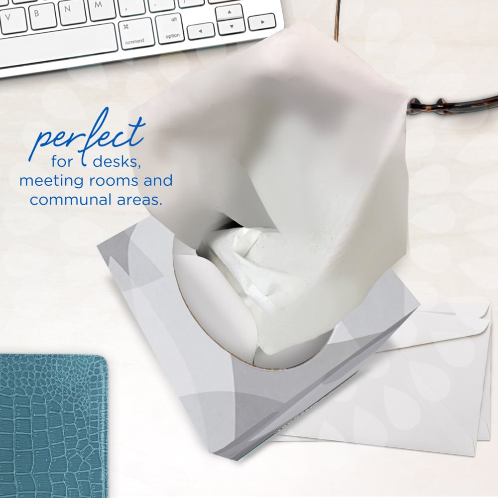 Kleenex® Kubus gezichtsdoekjes 8834 - Wit. 2-laags. 12x88 (1056 vellen) - 8834