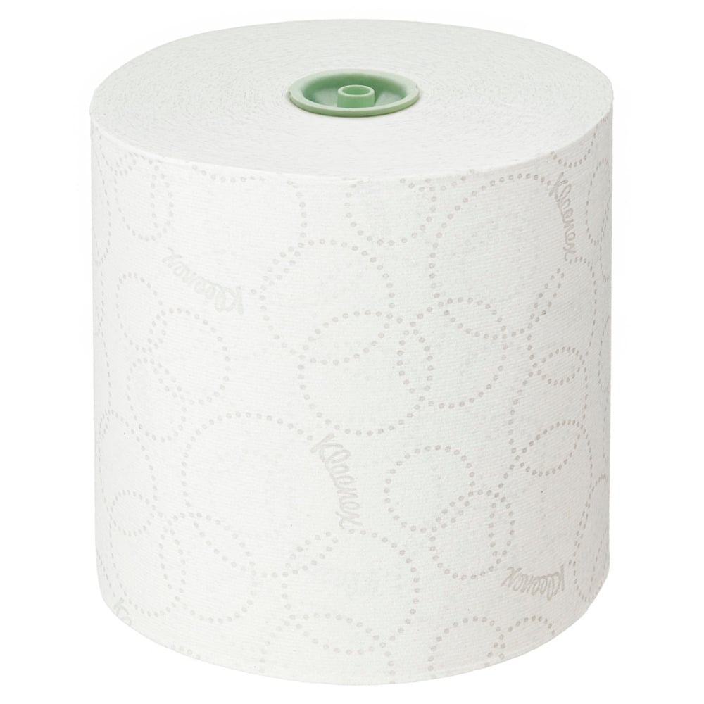 Kleenex® Ultra™ Papierhandtücher auf Rollen, 6782 – E-Roll-Großrolle für 2-lagige Handtücher – 6 x 200 m weiße Papierhandtuchrollen (insg. 1.200 m) - 6782