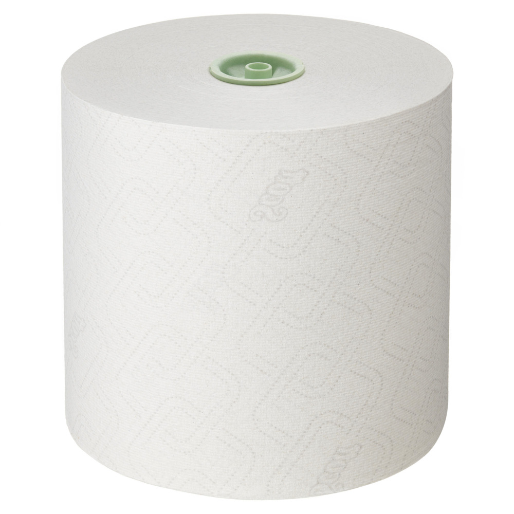 Rouleaux d'essuie-mains Scott® Essential™ 6638 - Rouleaux d'essuie-mains en papier E-Roll grand format - 6 x rouleaux de 380 m d'essuie-mains en papier blanc (2 280 m au total) - 6638