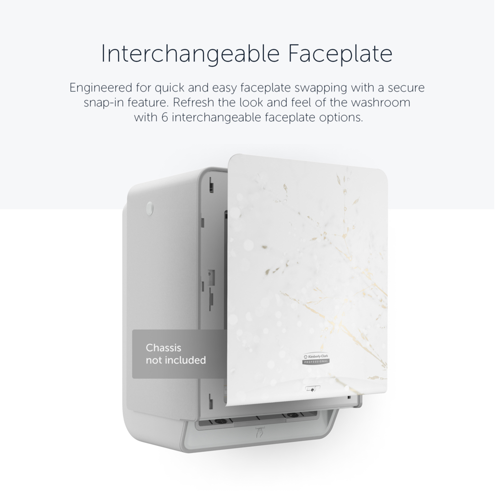 Façade Kimberly-Clark Professional™ ICON™ (58820), Fleurs de Cerisier, pour distributeur électronique d'essuie-mains en rouleau ; 1 façade par colis - 58820