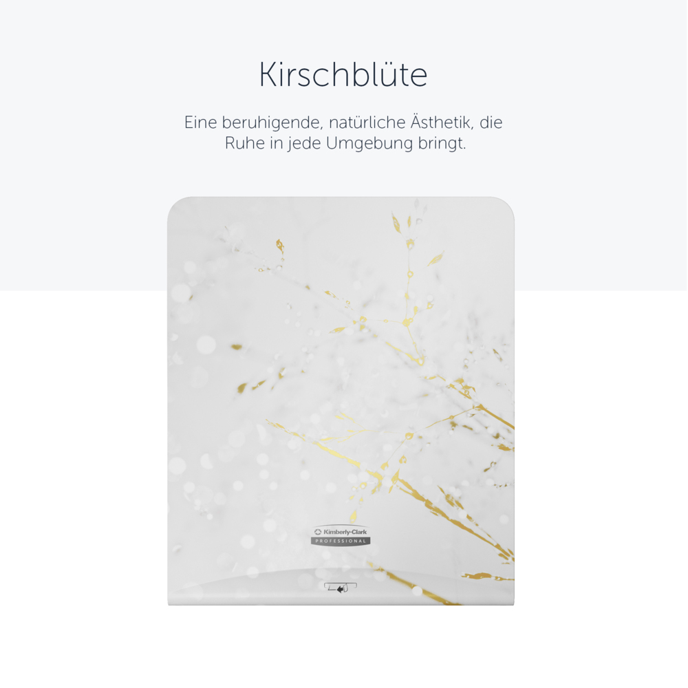 Façade Kimberly-Clark Professional™ ICON™ (58820), Fleurs de Cerisier, pour distributeur électronique d'essuie-mains en rouleau ; 1 façade par colis - 58820
