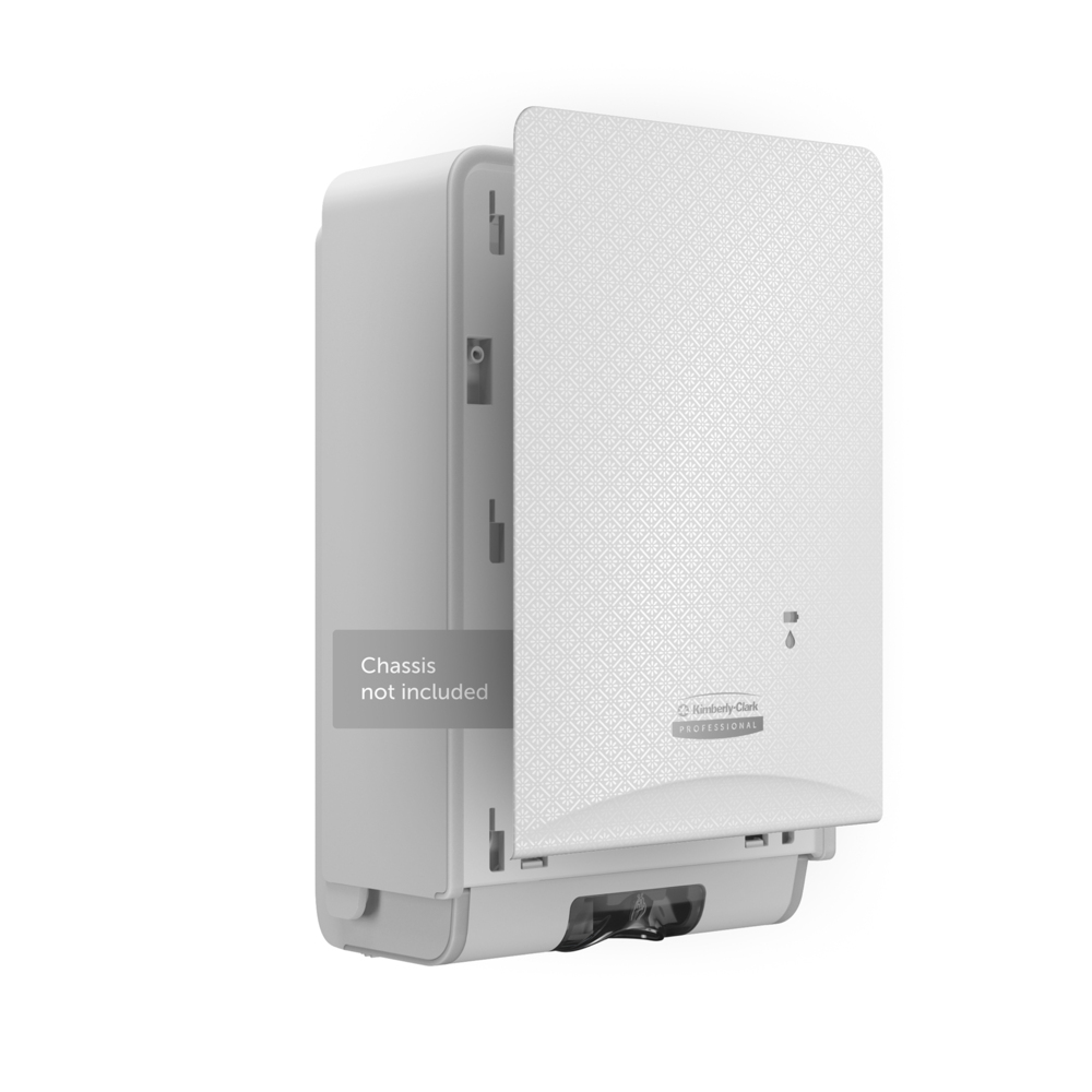 Façade Kimberly-Clark Professional™ ICON™ (58774), Mosaïque Blanche, pour Distributeur électronique de savon et de désinfectant ; 1 façade par carton - 58774