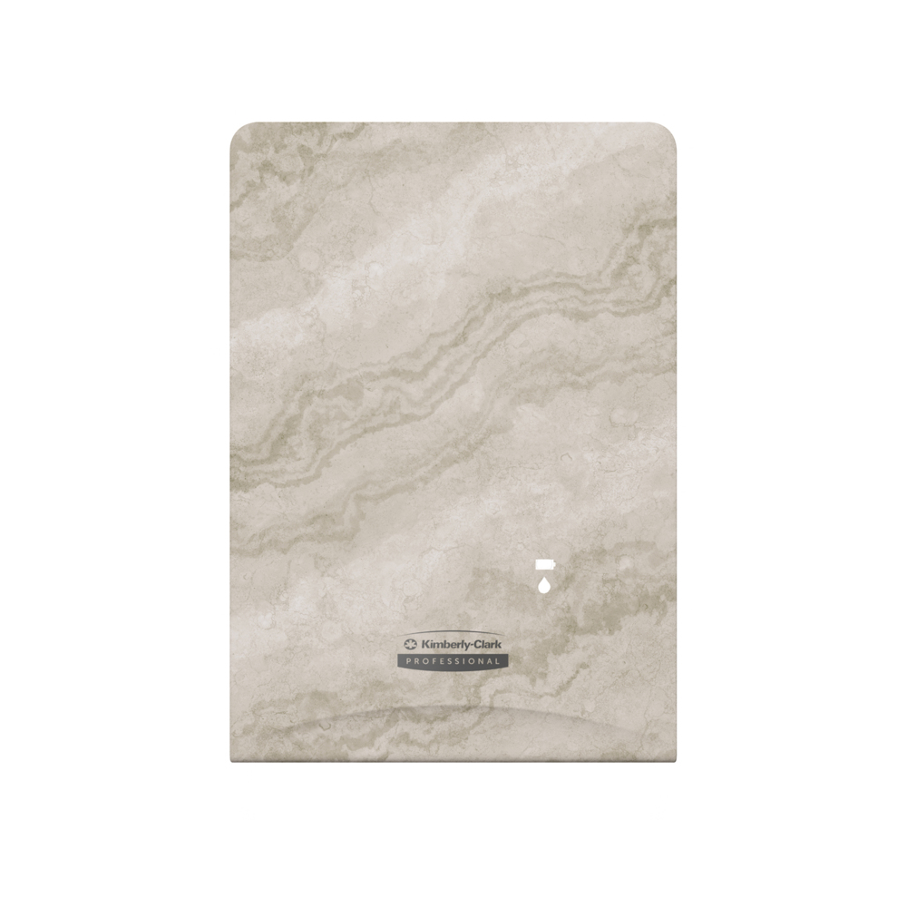Façade Kimberly-Clark Professional™ ICON™ (58794), Marbre Chaud, pour Distributeur électronique de savon et de désinfectant ; 1 façade par colis - 58794