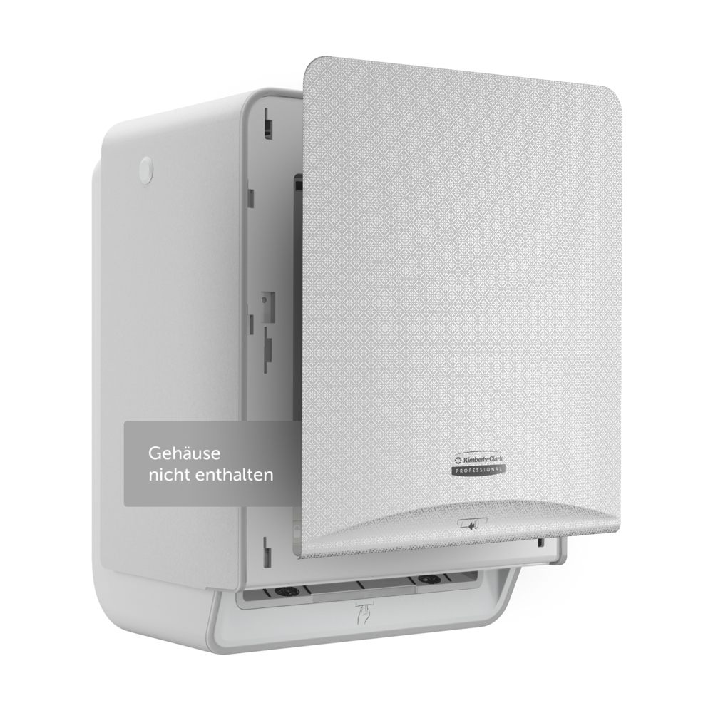 Façade Kimberly-Clark Professional™ ICON™ (58760), Mosaïque Argentée, pour distributeur électronique d'essuie-mains en rouleau ; 1 façade par colis - 58760