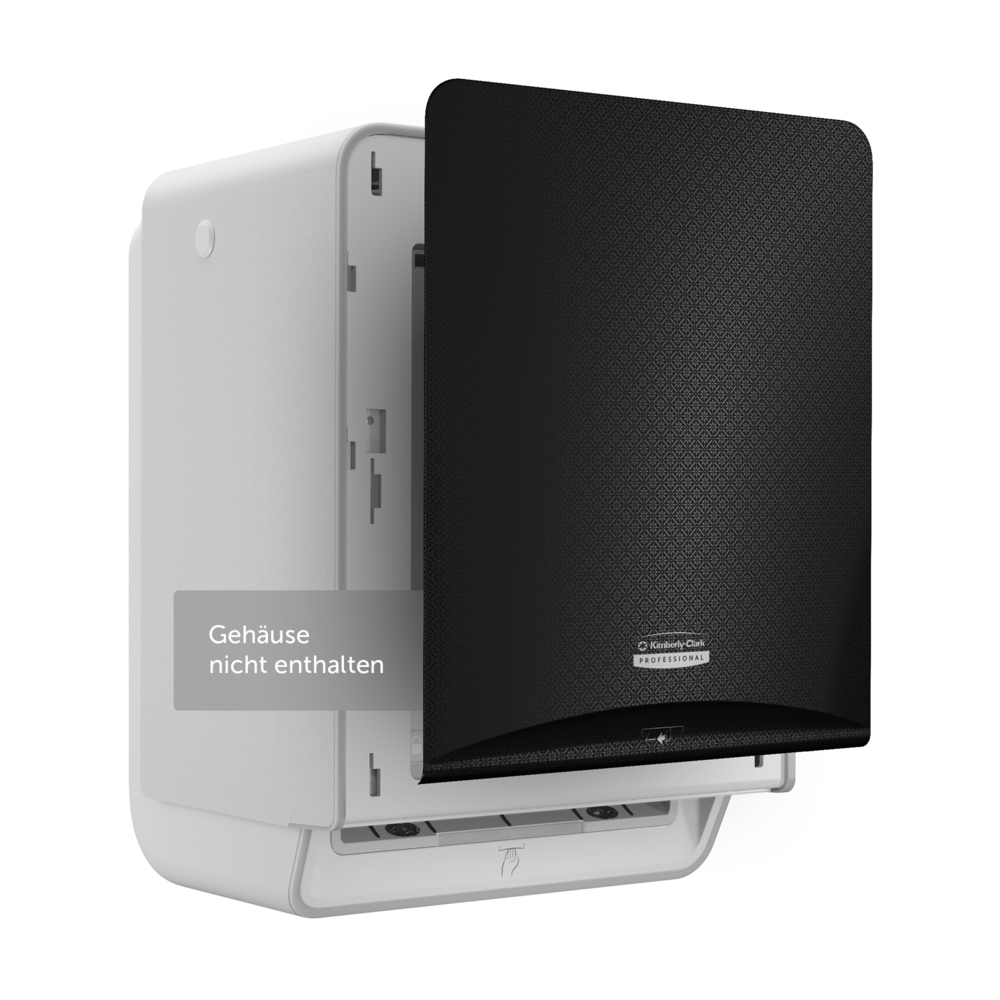Façade Kimberly-Clark Professional™ ICON™ (58780), Mosaïque Noire, pour distributeur électronique d'essuie-mains en rouleau ; 1 façade par colis - 58780