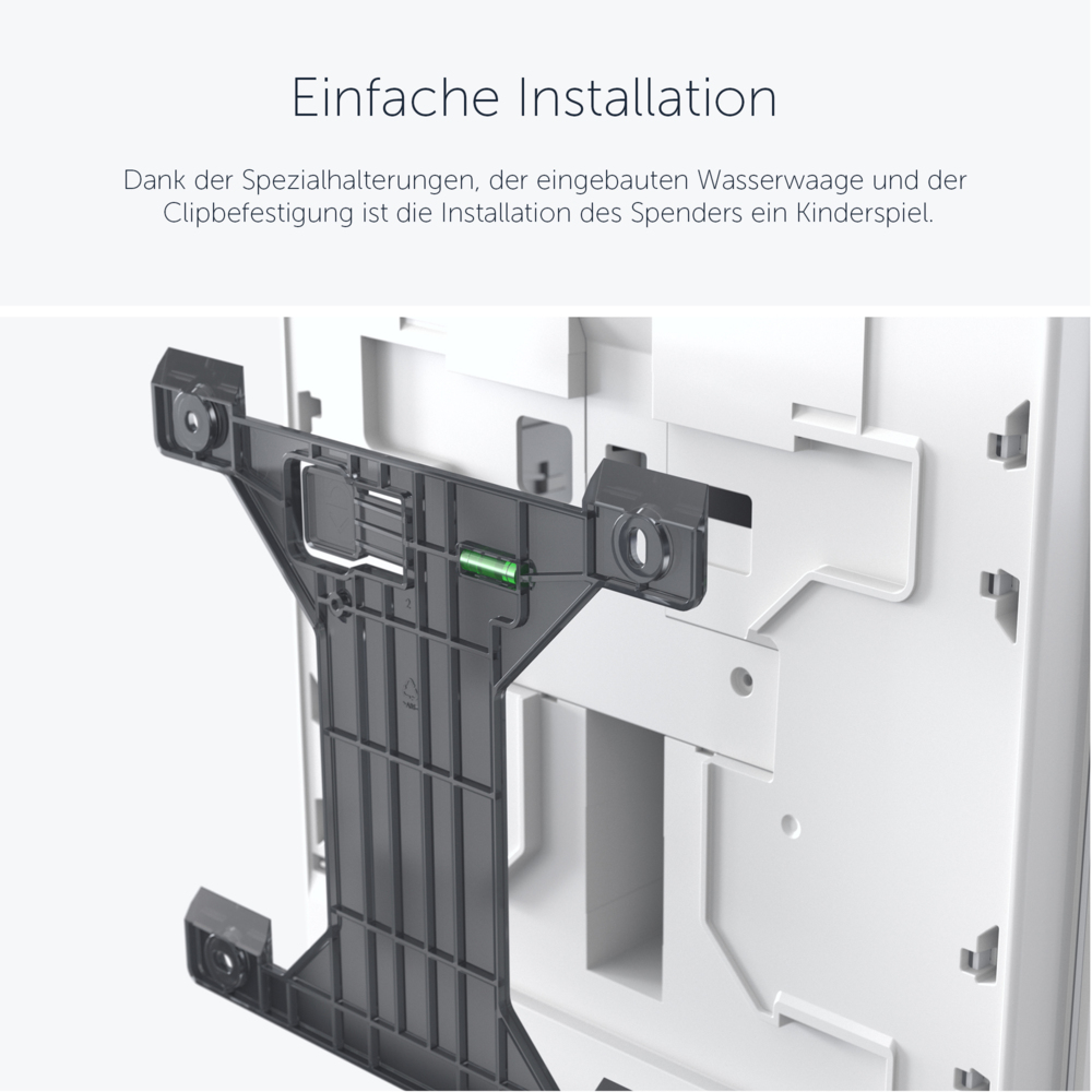 Distributeur électronique d'essuie-mains Kimberly-Clark Professional™ ICON™ (53940), boîtier blanc avec façade Mosaïque Blanche ; 1 distributeur et façade par colis - 53940