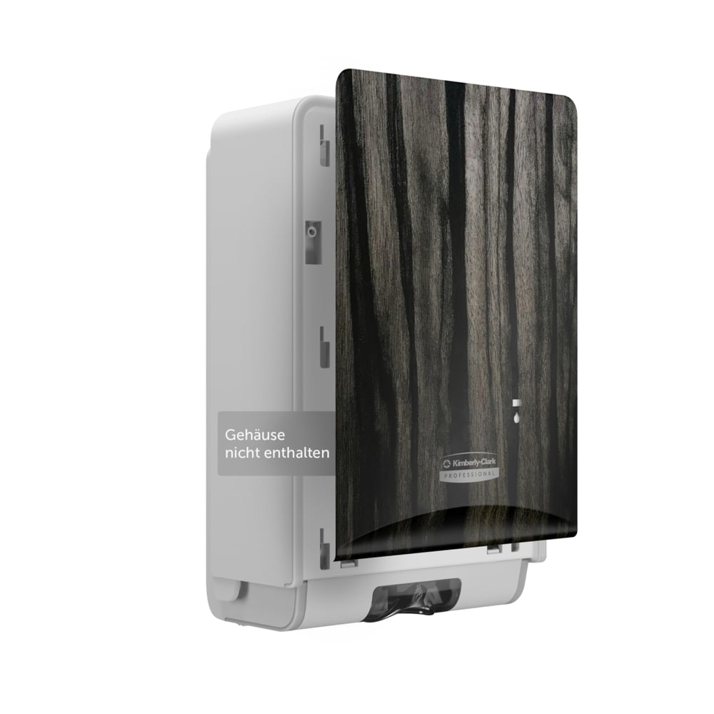 Façade Kimberly-Clark Professional™ ICON™ (58834), Bois d'Ébène, pour Distributeur électronique de savon et de désinfectant ; 1 façade par colis - 58834