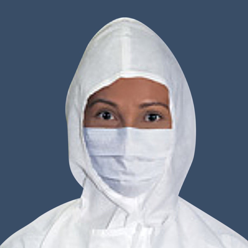 Kimtech™ M3 Gefaltete Gesichtsmaske mit Ohrschlaufen 62451 – 23 cm breit, 500 Gesichtsmasken. - 62451