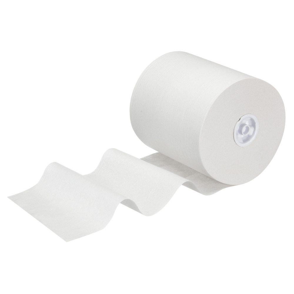 Essuie-mains roulés Scott® Control™ 6699 – Essuie-mains en papier jetables 2 épaisseurs – 6 rouleaux d'essuie-mains en papier x 200 m d'essuie-mains en papier blanc (1 200 m au total) - 6699