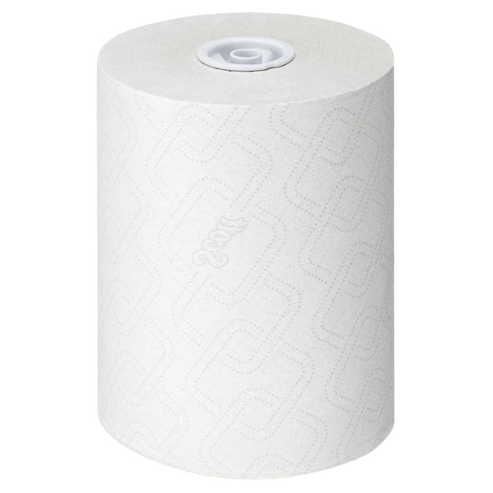 Essuie-mains roulés Scott® Essential™ Slimroll™ 6695 - Essuie-mains roulés en papier - 6 x rouleaux d'essuie-mains en papier blanc de 190 m (1 140 m au total) - 6695