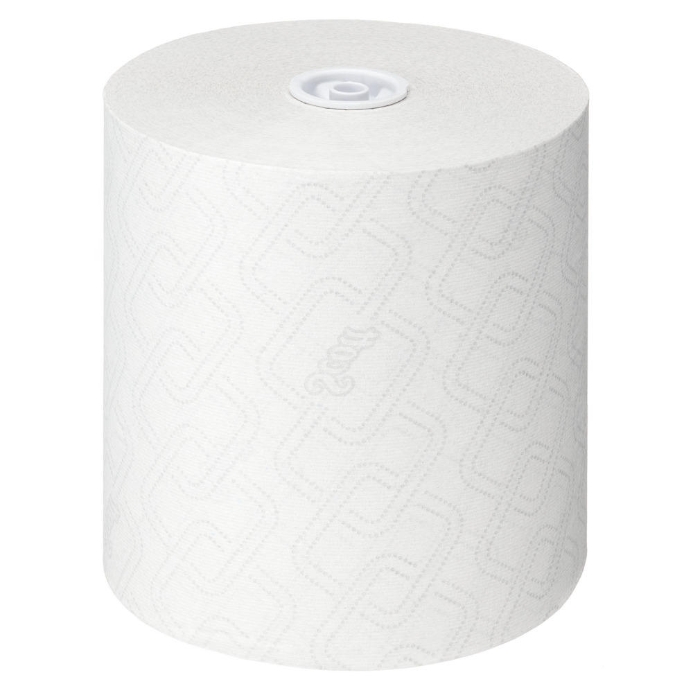 Scott® Essential™ Rolled Hand Towels 6691 - Rolled Paper Towels - 6 x 350m White Paper Towel Rolls (2,100m total) - 6691