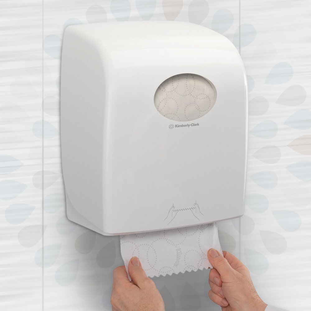 Kleenex® Ultra™ Rollenpapiertücher 6780 – 2-lagige Rollenhandtücher – 6 x 150 m weiße Papiertuchrollen - 6780