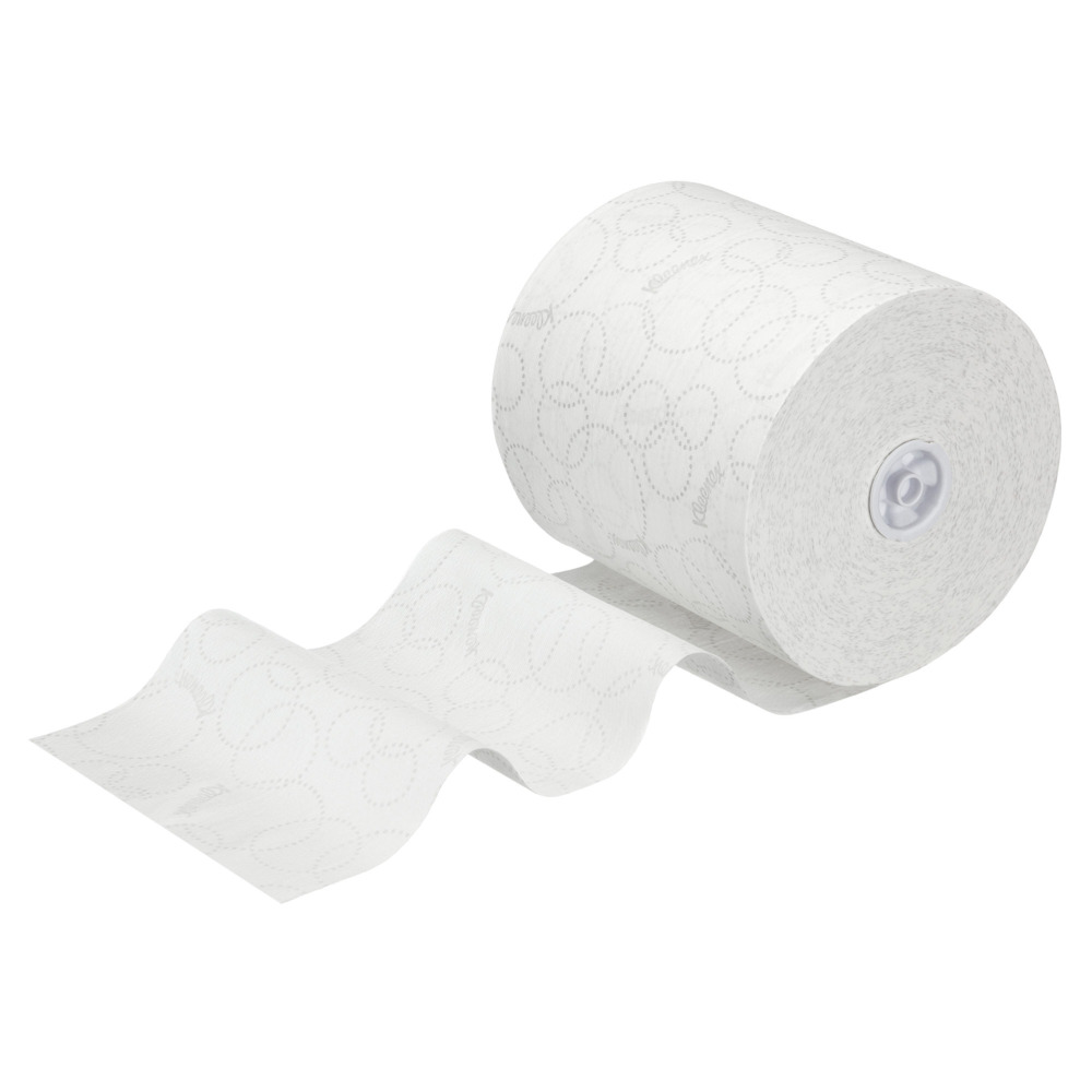 Kleenex® Ultra™ Rollenpapiertücher 6780 – 2-lagige Rollenhandtücher – 6 x 150 m weiße Papiertuchrollen - 6780