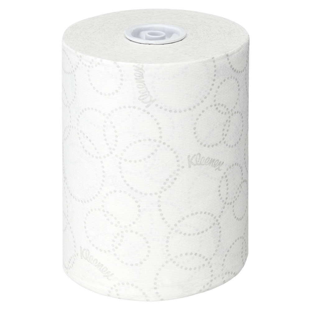 Kleenex® Ultra™ Slimroll™ Rollenpapiertücher 6781 – 2-lagige Rollenhandtücher – 6 x 100 m weiße Rollenpapiertücher - 6781
