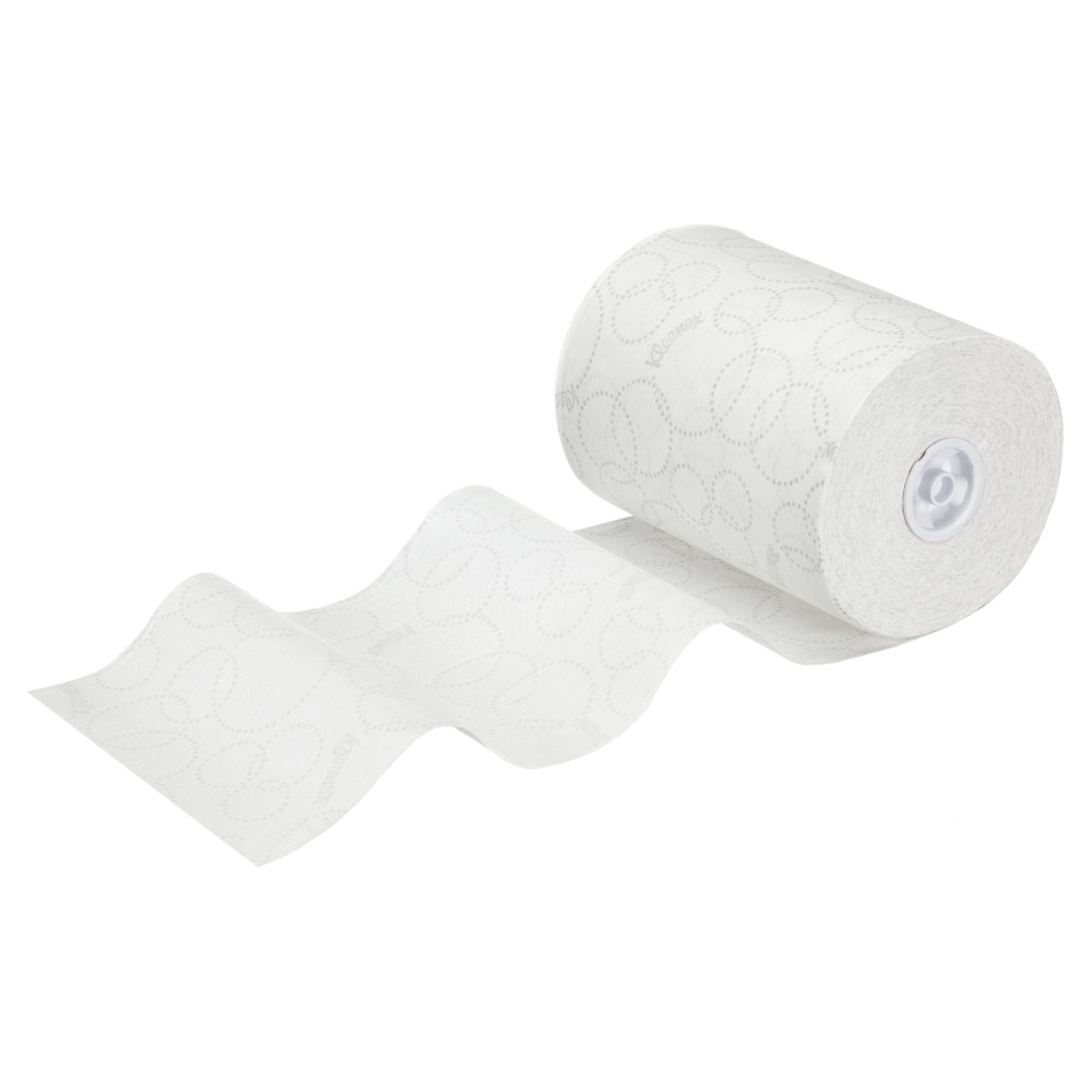 Kleenex® Ultra™ Slimroll™ Rolled Paper Towels 6781 - Rolled 2 Ply Hand Towels - 6 x 100m White Paper Towel Rolls - 6781