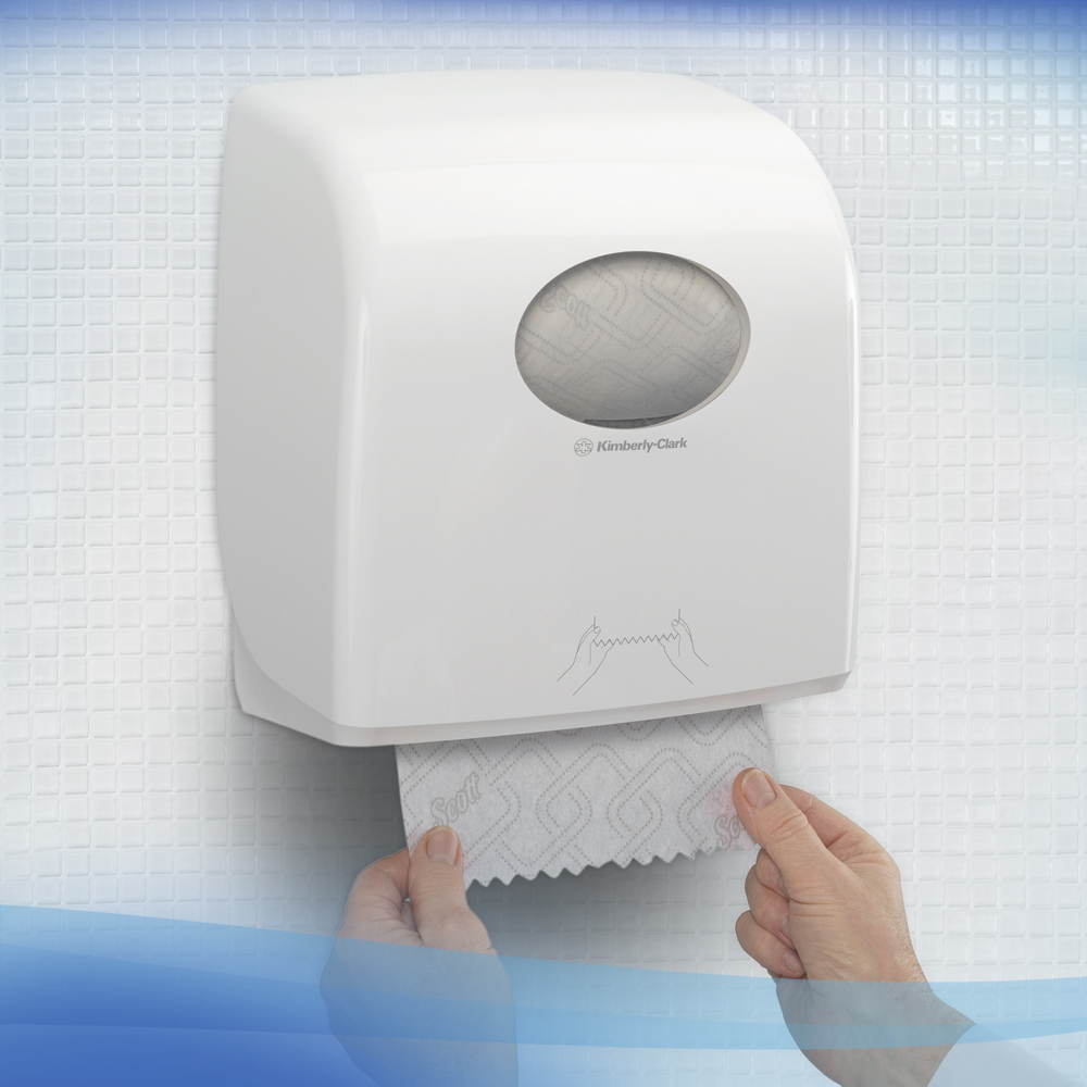 Scott® Control™ Extrastarke Rollenpapiertücher 6626 – Papierhandtücher – 6 x 300 m weiße Papiertuchrollen (insges. 1.800 m) - 6626