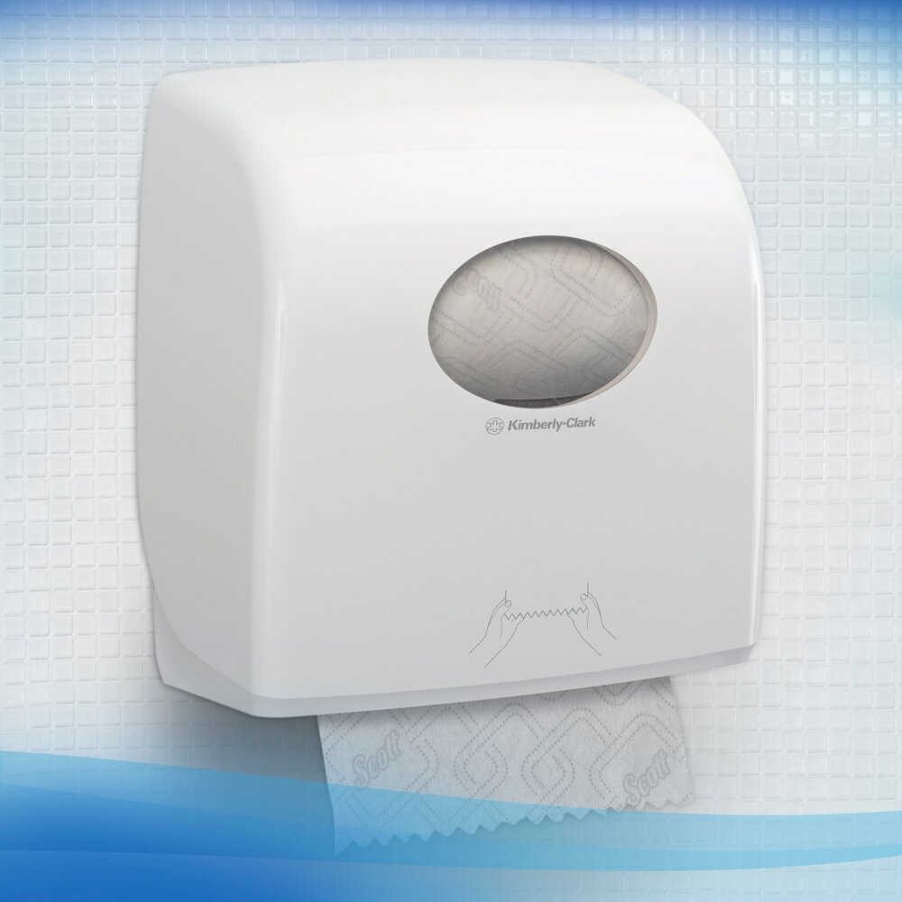 Scott® Control™ Extrastarke Rollenpapiertücher 6626 – Papierhandtücher – 6 x 300 m weiße Papiertuchrollen (insges. 1.800 m) - 6626