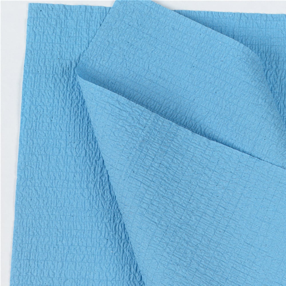 WypAll® GeneralClean™ X60 Multi-Task Cleaning Cloths (35411), Small Roll, Strong and Absorbent Towels, Blue (130 Sheets/Roll, 12 Rolls/Case, 1,560 Sheets/Case) - 35411