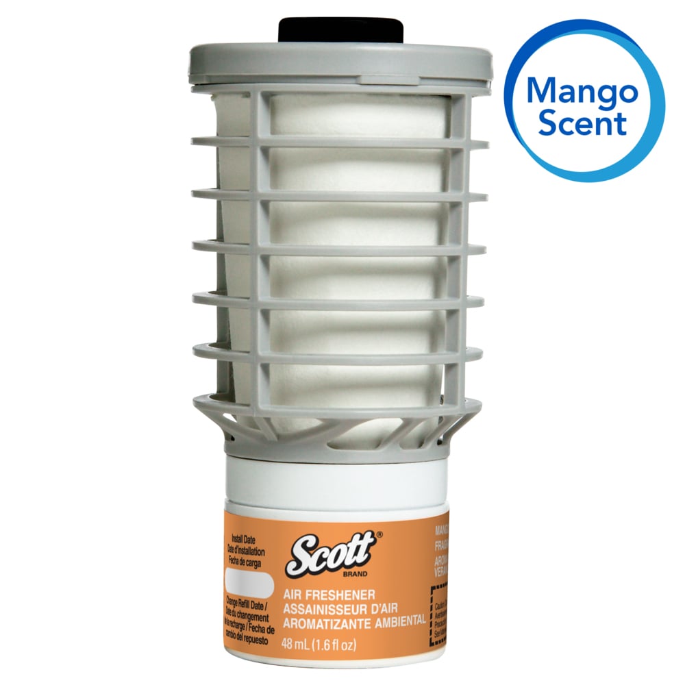 Scott® Essential Continuous Air Freshener (12373), Mango Scent (6 Refills/Case) - 12373