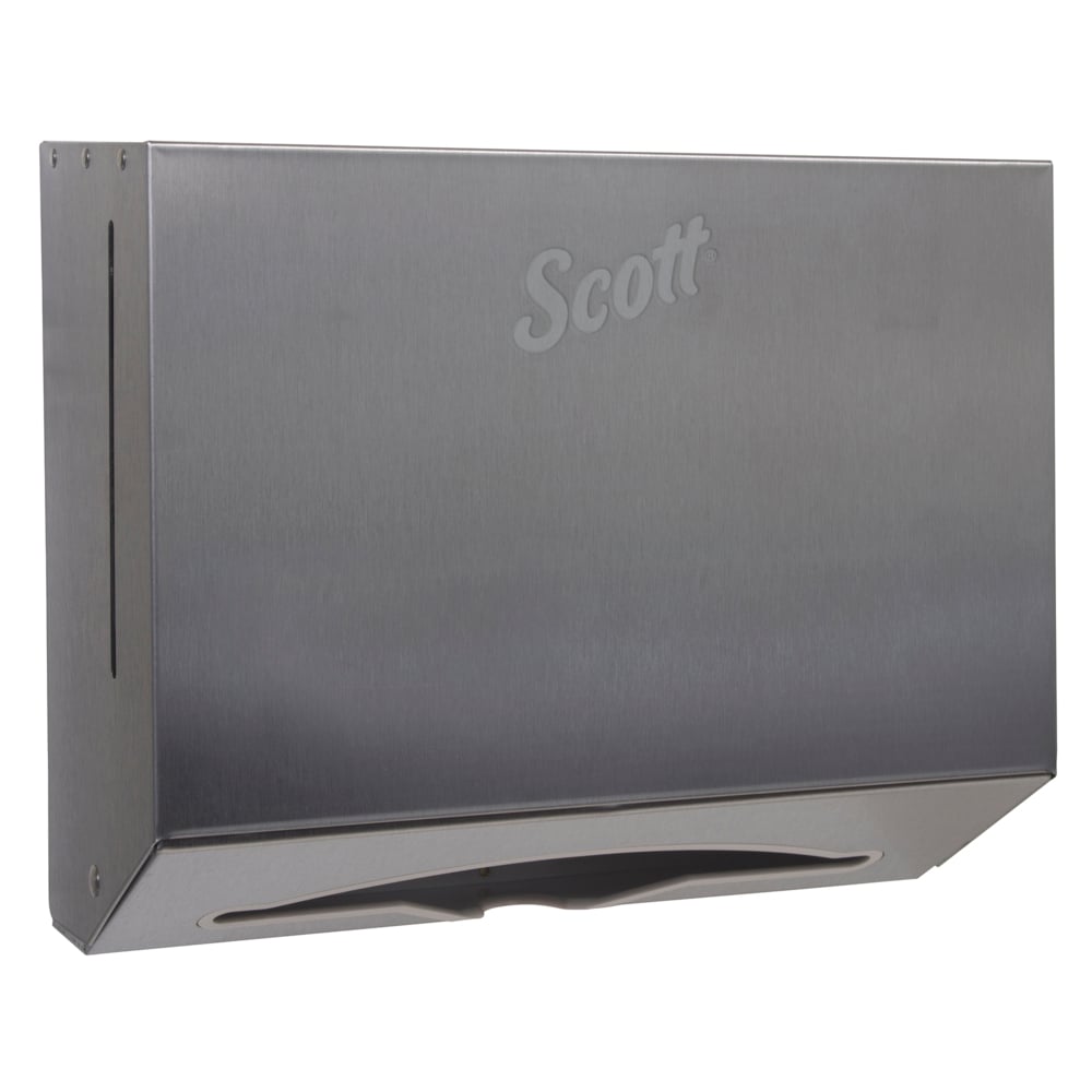 Scott® Scottfold™ Folded Towel Dispenser (09216), Stainless Steel, 10.63" x 9.0" x 4.75" (Qty 1) - 09216