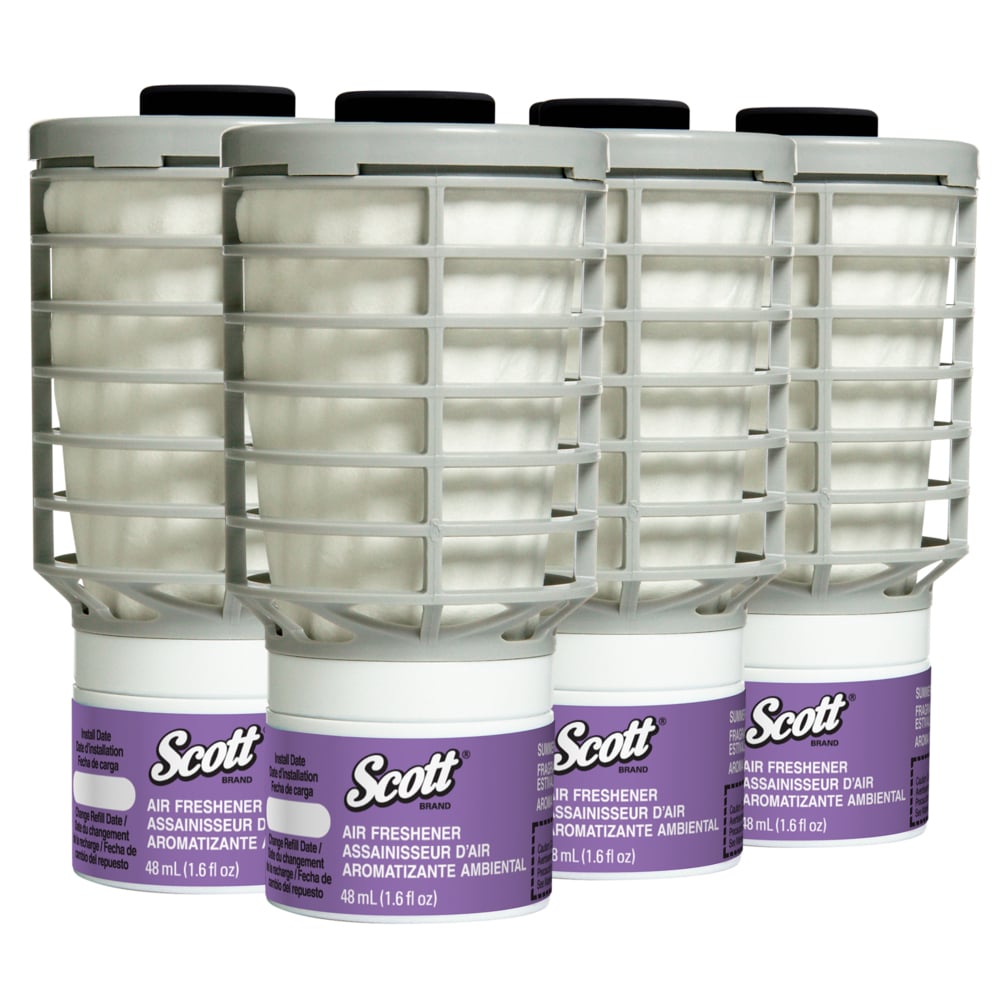 Scott® Essential Continuous Air Freshener (12370), Summer Fresh Scent (6 Refills/Case) - 12370