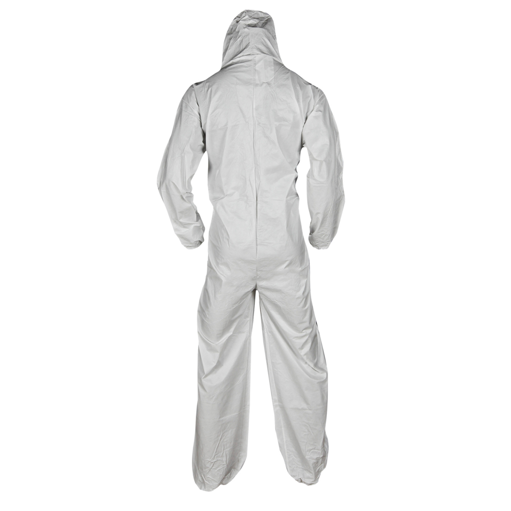 KleenGuard™ A35 Disposable Coveralls (38941), Liquid and Particle Protection, Hooded, White, 2XL, (Qty 25) - 38941