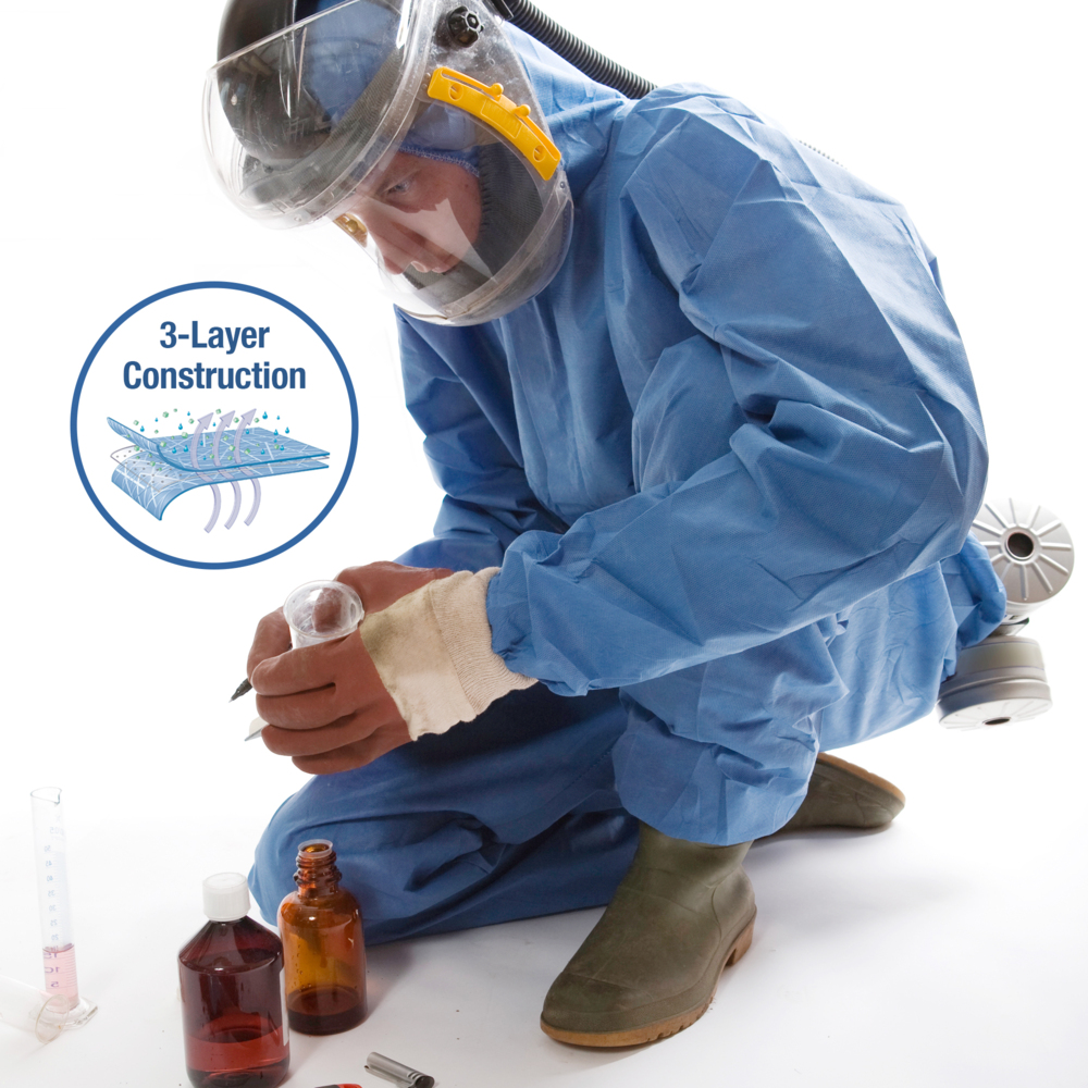 KleenGuard™ A60 Bloodborne Pathogen & Chemical Splash Protection Coveralls - 30955