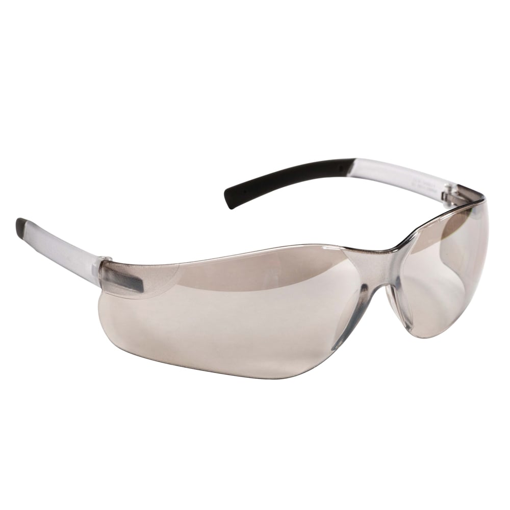 Lunettes de sécurité KleenGuard V20 Purity (25656), protection UV, verres trempés intérieur/extérieur, branches transparentes, 12 paires/caisse - 25656