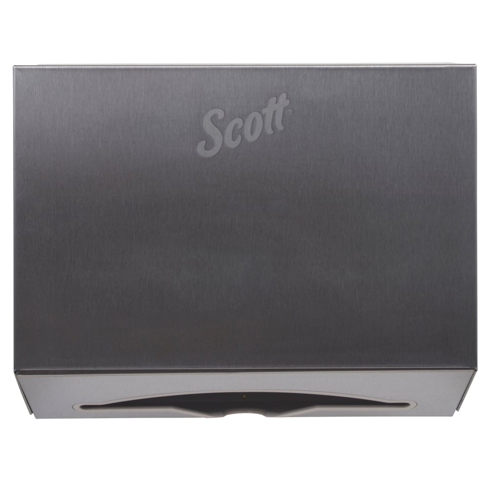 Scott® Scottfold™ Folded Towel Dispenser (09216), Stainless Steel, 10.63" x 9.0" x 4.75" (Qty 1) - 09216