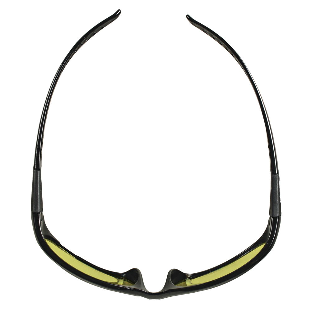 KleenGuard™ V40 Hellraiser™ Safety Glasses (20541), Amber (Yellow) Lenses, Black Frame, Unisex for Men and Women (Qty 12) KleenGuard™ V40 Hellraiser™ Safety Glasses (20541), Amber (Yellow) Lenses, Black Frame, Unisex for Men and Women (Qty 12)