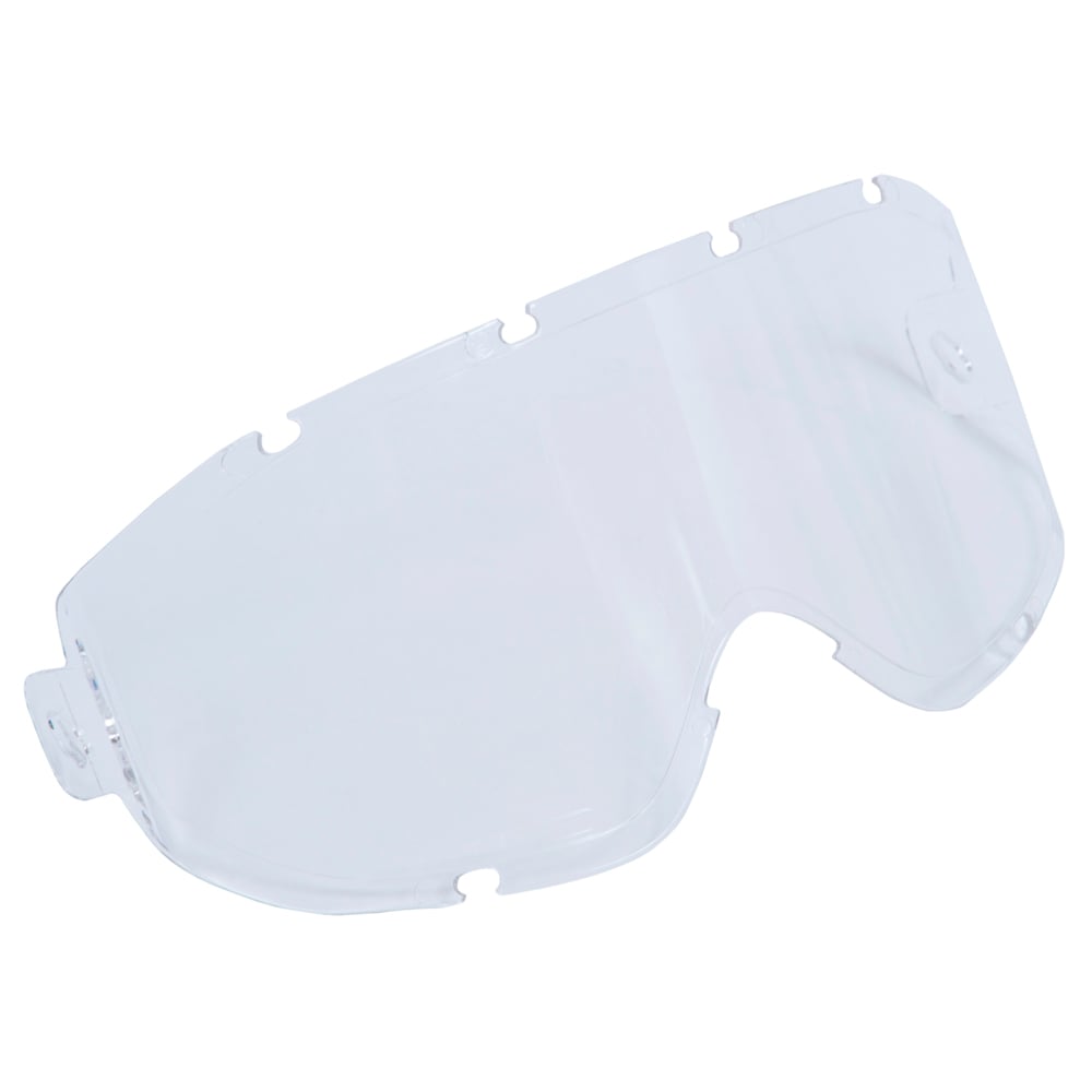 KleenGuard™ Replacement Lens for V80 Monogoggle™ XTR OTG Safety Goggles (30707), with Anti-Fog Coating, Clear Lens, No Frame (Qty 12) - 30707