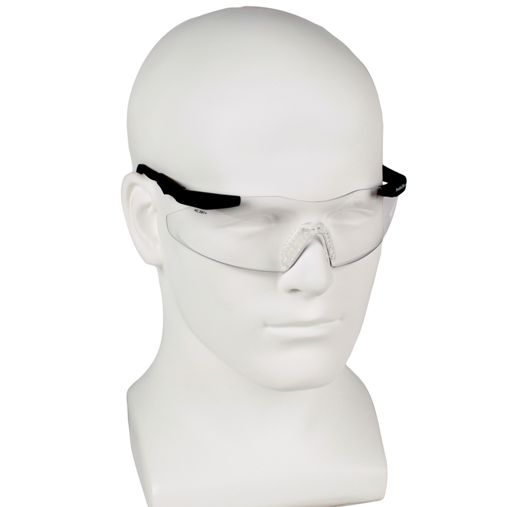 Smith & Wesson® Magnum® 3G Mini Safety Glasses (19822), Clear Lenses, Black Frame, Unisex for Men and Women (Qty 12) - 19822
