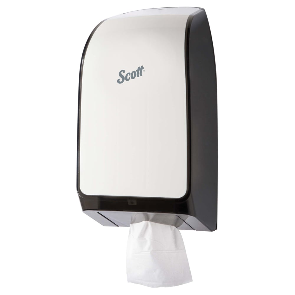 Scott® Hygienic Bathroom Tissue Dispenser (40407), White, 7.00" x 5.72" x 13.33" (Qty 1) - 40407