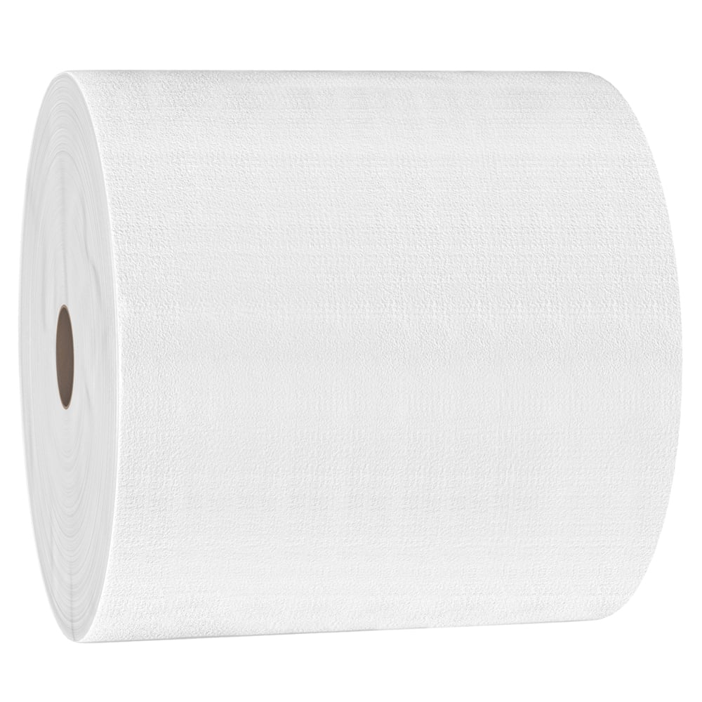 WypAll® GeneralClean™ X60 Multi-Task Cleaning Cloths (34955), Jumbo Roll, Strong and Absorbent Towels, White (1,100 Sheets/Roll, 1 Roll/Case, 1,100 Sheets/Case) - 34955