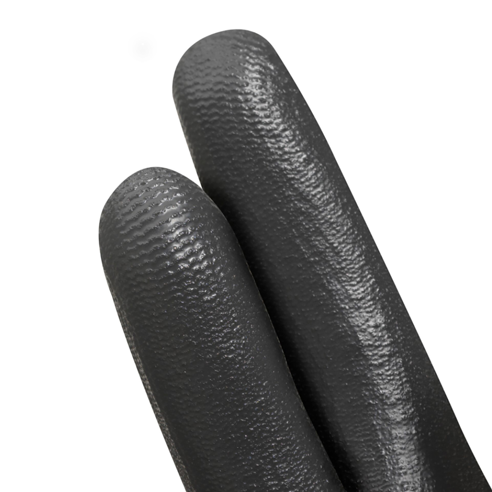 Gants KleenGuard™ G40 enduits de polyuréthanne (13841), fins (mils), gants de conception main droite et main gauche, noirs, 2TG (12 paires/sac, 5 sacs/caisse, 60 paires/caisse) - 13841
