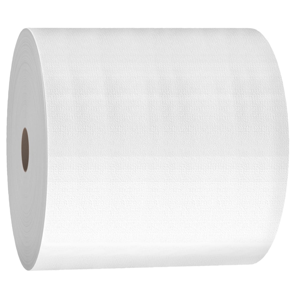 WypAll® GeneralClean™ X50 Cleaning Cloths (35015), Jumbo Roll, Strong for Extended Use, White (1100 Sheets/Roll, 1 Rolls/Case, 1,100 Sheets/Case) - 35015