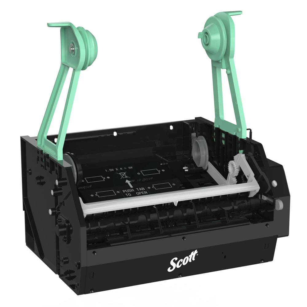 Module pour système de distributrice d’essuie-mains en rouleau dur électronique Scott Pro uniquement (pour essuie-mains en rouleau Scott Pro avec mandrin vert), noir, 1/caisse - 31499