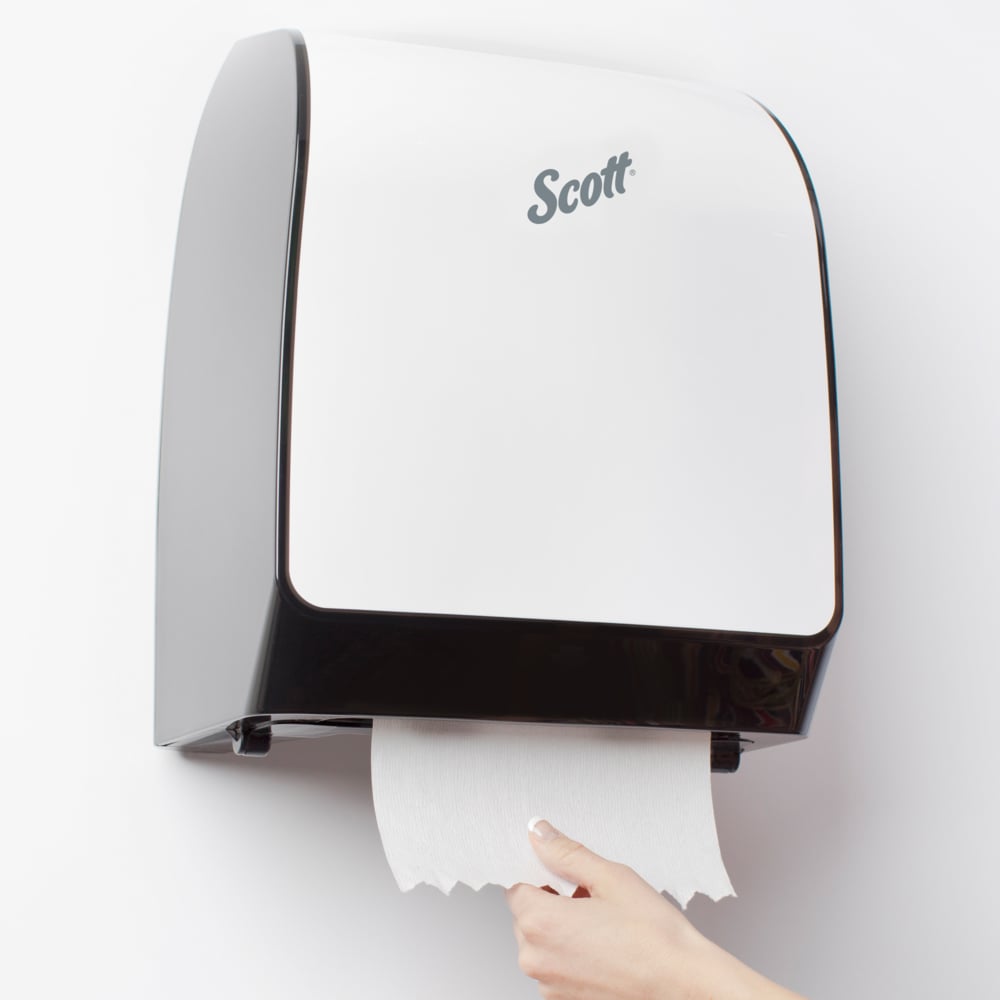 Scott® Pro Manual Hard Roll Towel Dispenser (34367), White, for Grey ...