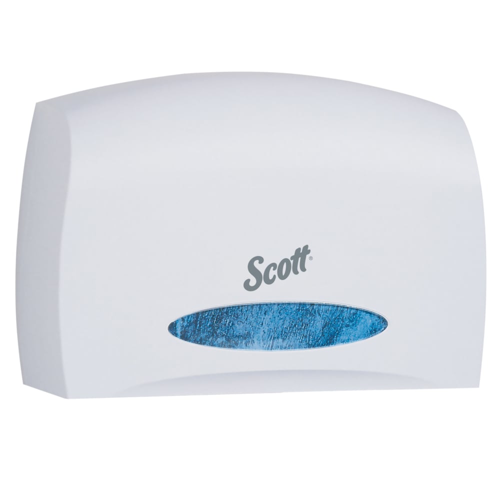 Scott® Essential™ Coreless Jumbo Roll Toilet Paper Dispenser (09603), White, 14.25" x 9.75" x 6.00" (Qty 1) - 09603