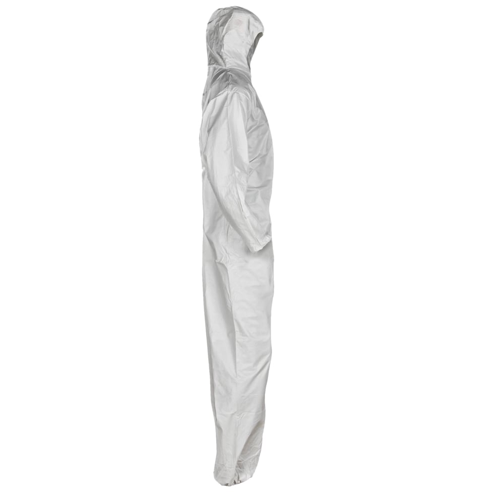 KleenGuard™ A35 Disposable Coveralls (38942), Liquid and Particle Protection, Hooded, White, 3XL, (Qty 25) - 38942