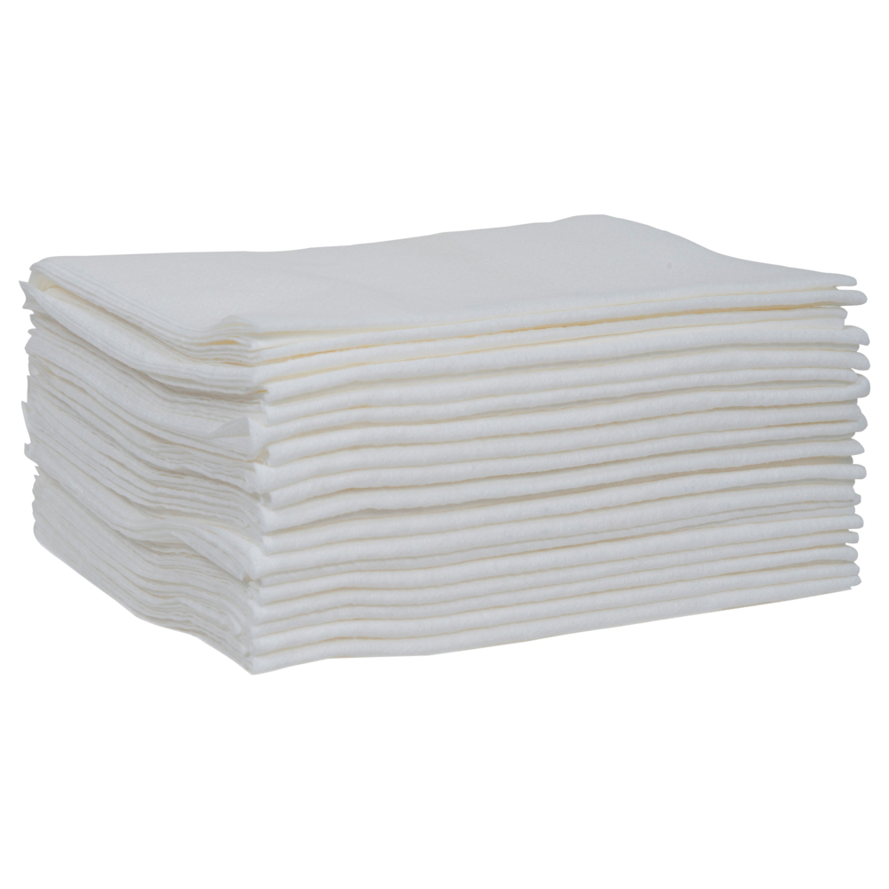 WypAll® GeneralClean™ X50 Cleaning Cloths (35025), Quarterfold, Strong for Extended Use, White (26 Sheets/Pack, 32 Packs/Case, 832 Sheets/Case) - 35025