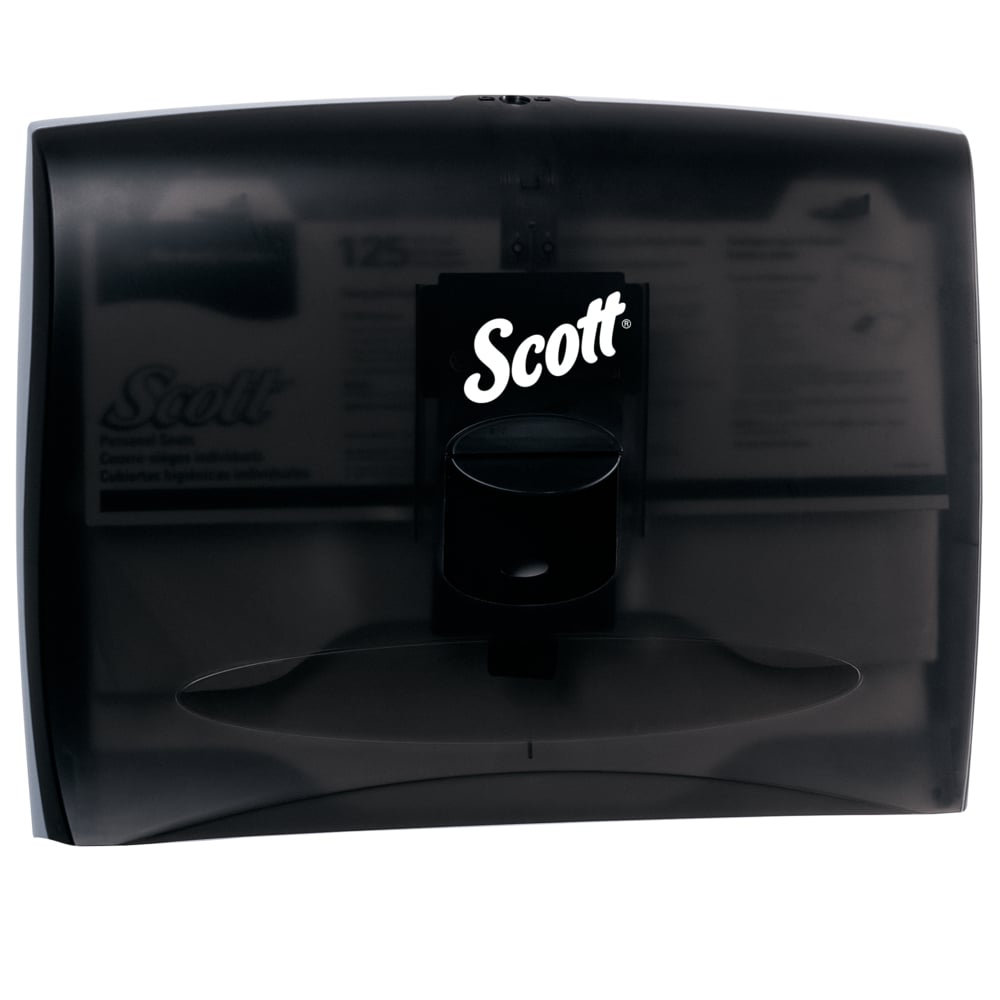 Distributrice de couvre-sièges individuels Scott® (09506), noire, 44,45 cm x 33,66 cm x 5,71 cm (17,5 po x 13,25 po x 2,25 po) (qté 1) - 09506